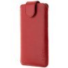 Pouzdro a kryt na mobilní telefon FIXED Posh z pravé hovězí kůže velikost 5XL+ červené FIXPOM2-RD-5XL+
