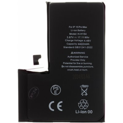 Baterie pro iPhone 15 Pro Max 4422mAh Li-Ion (Bulk) 8596311249457 – Hledejceny.cz