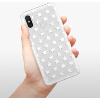 Pouzdro iSaprio - Stars Pattern Xiaomi Mi 8 bílé – Zbozi.Blesk.cz