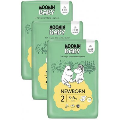 Moomin Baby 2 Newborn 3–6 kg 168 ks – Sleviste.cz