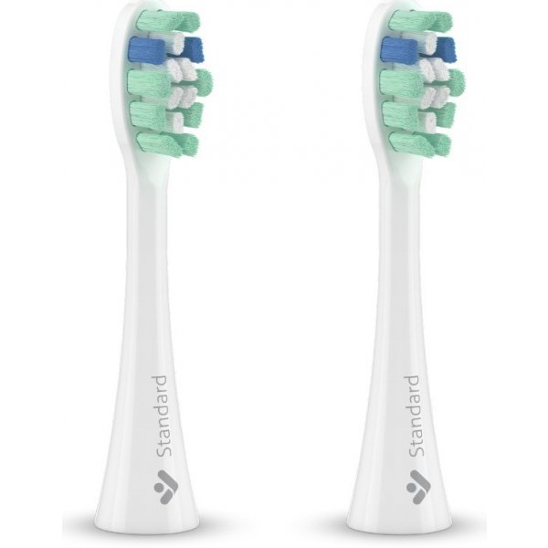 Náhradní hlavice pro elektrický zubní kartáček TrueLife Clean-series heads Standard white 2 ks