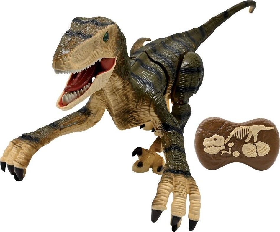 Lexibook Interaktivní hračka Dinosaurus na dálkové ovládání s realistickými zvukovými efekty 3380743095066