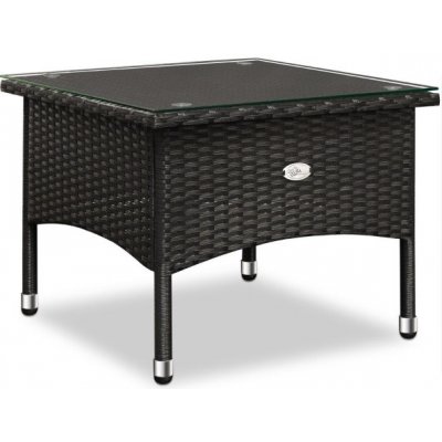 Melfin Ratanový stolek RT03 černý 50x50x45 cm – Zboží Mobilmania