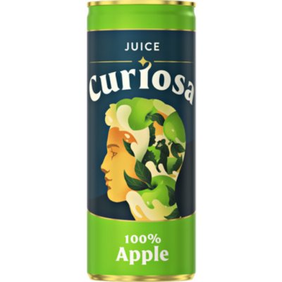 Curiosa 100% jablko plech 330 ml – Zboží Dáma