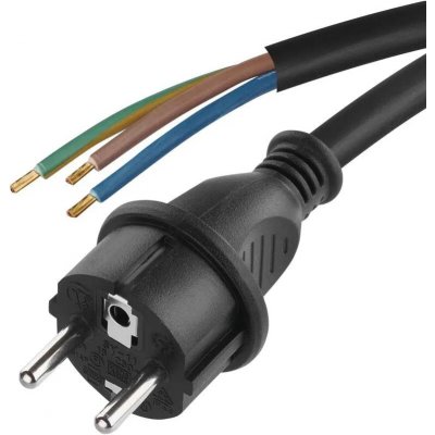 Emos Flexo šňůra gumová 3x 2,5mm2 5m černá S03450 – Zboží Živě
