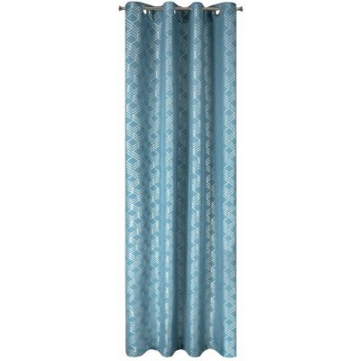 HOTOVÝ ZÁVĚS NOELIA 140X250 CM MODRÁ – Hledejceny.cz