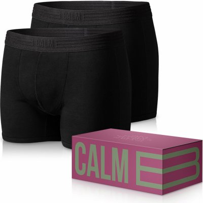 Calm B Daily Boxer Briefs Black Serenity 2pack – Zboží Dáma