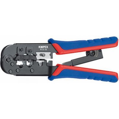 Knipex Kleště lisovací pro konektory Western 97-51-10-SB - KN97-51-10-SB – Sleviste.cz