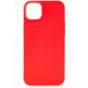 Pouzdro a kryt na mobilní telefon Apple Pouzdro SWISSTEN Soft Joy Apple iPhone 14 Plus - příjemné na dotek - silikonové - červené