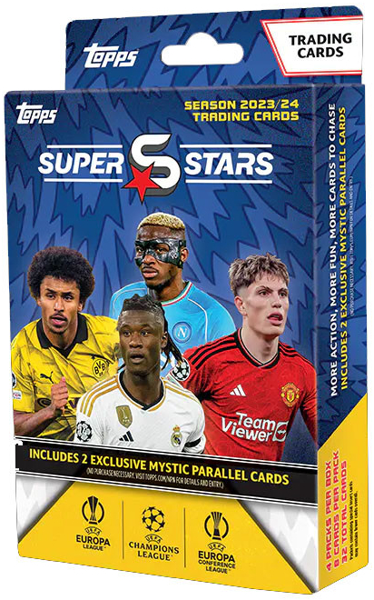 Panini Topps 2023-2024 UEFA Superstars Hanger Box