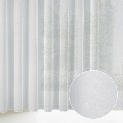 Záclona - bílý režný vzor s olůvkem ZAC-022 výška 325 cm Pouze metráž – Hledejceny.cz