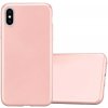 Pouzdro a kryt na mobilní telefon Apple Cadorabo Case pro Apple iPhone XS MAX v barvě METALLIC ROSÉ Zlatá Flexibilní TPU silikonový kryt Ultra Slim Soft Back Cover Case Bumper