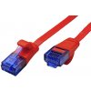 síťový kabel Value 21.99.2121 FTP patch, kat. 6a, plochý, 1m, červený