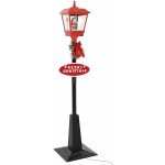 vidaXL Vánoční pouliční lampa se Santou 180 cm LED – Hledejceny.cz