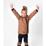 Drexiss Coffee dětský softshellový kabát antracit – Sleviste.cz