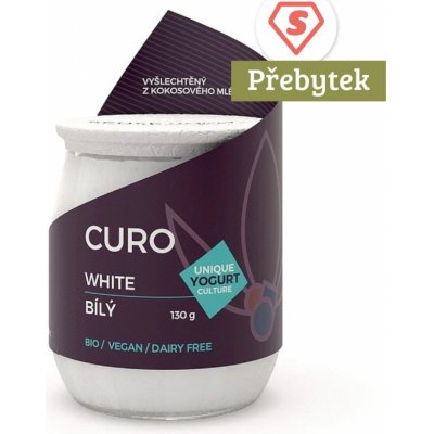 Curo BIO kokosový jogurt bílý 130 g – Zboží Dáma