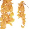 Květina Autronic Ginkgo biloba, převis, umělá květina, podzimní žlutá barva SG6070-YEL