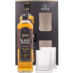 Bushmills Black Bush 40% 0,7 l (dárkové balení 2 sklenice) – Zboží Mobilmania