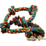 Dog Fantasy Uzel bavlněný barevný 5 knotů 95 cm – Zboží Mobilmania