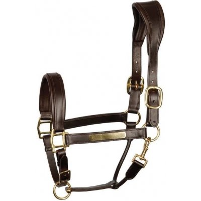 HARRY'S HORSE Kožená ohlávka Anatomic hnědá – Zboží Mobilmania