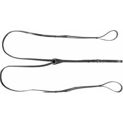 HKM Průvlečné trojúhelníkové otěže černá – Zboží Mobilmania