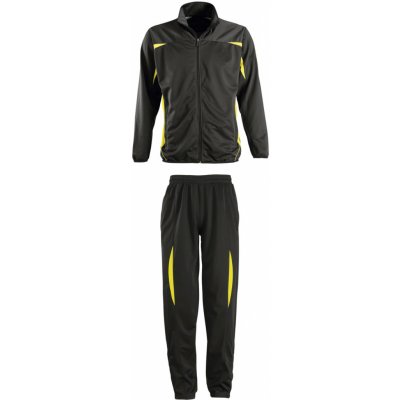 Sols Uni tepláková souprava CAMP NOU 90300940 black -Lemon / black – Zbozi.Blesk.cz