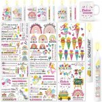 DPKOW 6 listů tetování na svíčky – Zboží Dáma