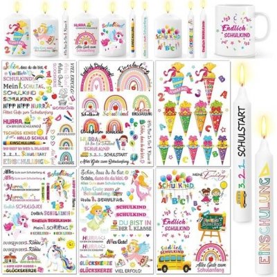 DPKOW 6 listů tetování na svíčky – Zboží Dáma