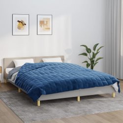 ZBXL Zátěžová deka modrá 13 kg textil 200x230