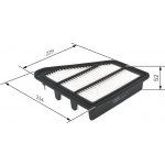 Vzduchový filtr BOSCH F 026 400 453 – Zboží Mobilmania