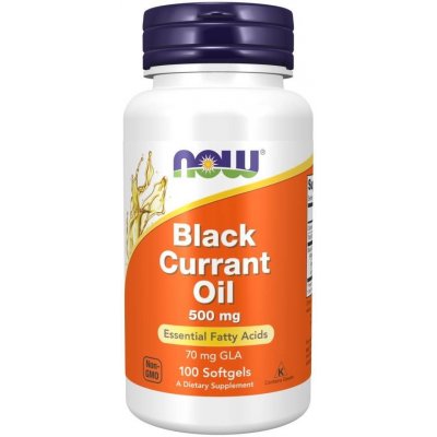 NOW Black Currant Oil 500 mg 100 kapslí