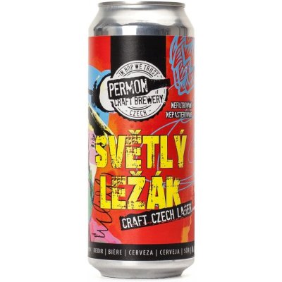 Permon světlý ležák 12% 1 l (pet) – Sleviste.cz