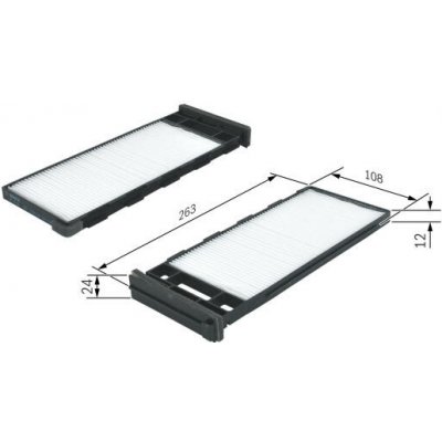 Filtr, vzduch v interiéru BOSCH 1 987 435 006 BO 1987435006 – Hledejceny.cz
