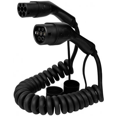 AUXUS EV nabíjecí kabel pro elektromobily Typ2 kroucený 22kW 3x32A 5m – Sleviste.cz