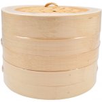 Bambusový pařák průměr 20 cm (dva díly + poklička) – Zboží Dáma