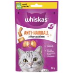 Whiskas anti-Hairball kuřecí 50 g – Hledejceny.cz
