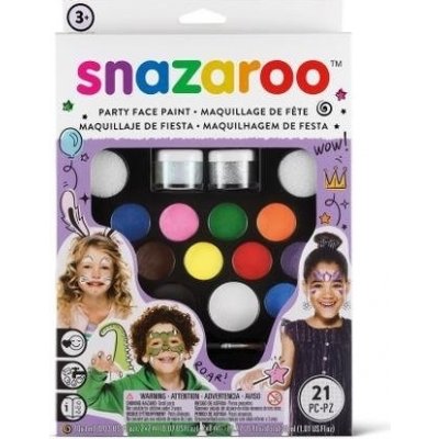 Snazaroo Barvy na obličej Velká sada Party Pack – Zboží Mobilmania