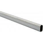 Walteco Oválná šatní tyč 900x30x15 mm pozinkovaná 92148 – Sleviste.cz