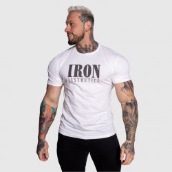 Aesthetics pánské sportovní tričko Iron Urban bílé