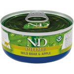 N&D Cat Prime Adult Boar & Apple 70 g – Zboží Mobilmania
