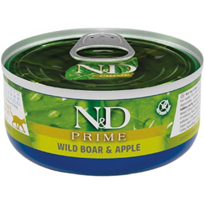 N&D Cat Prime Adult Boar & Apple 70 g – Zboží Mobilmania