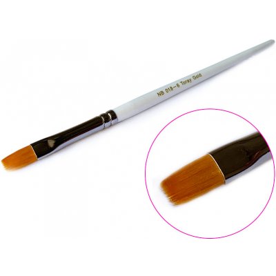 Enii Nails Štětec TORAY plochý č.6 – Hledejceny.cz