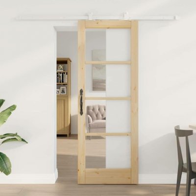 vidaXL Posuvné dveře ORKDAL Přírodní 73,5 x 198,5 cm – Zboží Mobilmania