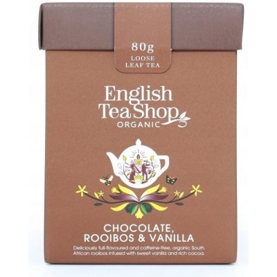 English Tea Shop Rooibos čokoláda a vanilka sypaný čaj 80 g – Zbozi.Blesk.cz