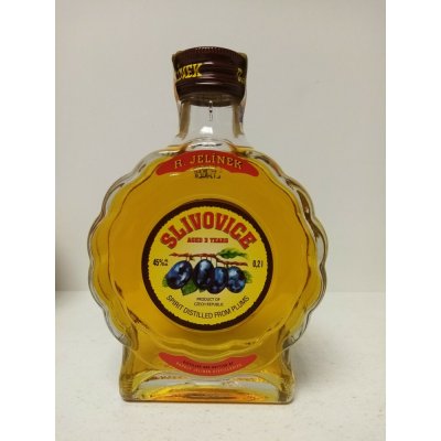 R. Jelínek Slivovice Zlatá 45% 0,2 l (holá láhev) – Sleviste.cz