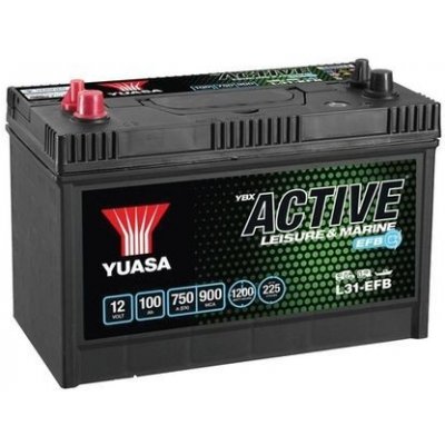 Yuasa YBX Active Leisure & Marine EFB 12V 100Ah 750A L31-EFB – Hledejceny.cz