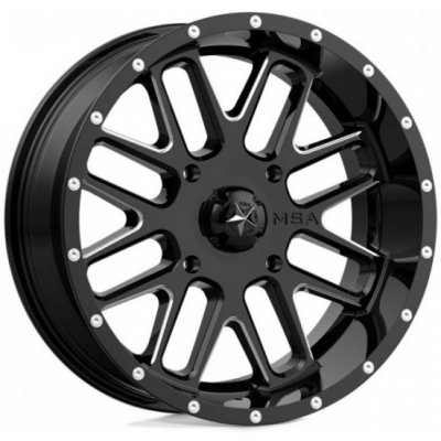Msa Offroad Wheels M35 Bandit 7x20 4x156 ET0 gloss black milled | Zboží Auto