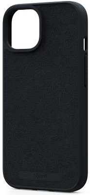 Pouzdro Njord Suede MagSafe Case iPhone 15 černé