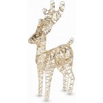 Home Styling Decoration Svítící zlatý sob 30 LED 37 cm – Hledejceny.cz