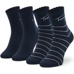 Tommy Hilfiger dámské ponožky 2P STRIPE modré – Zboží Dáma